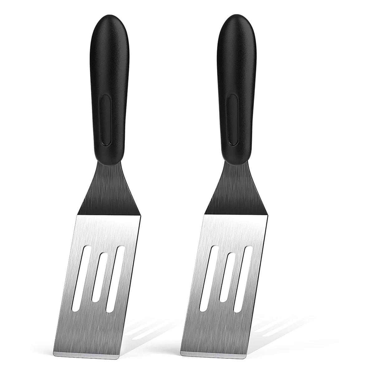 Small Spatula 2 PCS, Mini Serving Spatula for Kitchen Use, Metal Spatula for Serving and Turning, Perfect for Pancakes