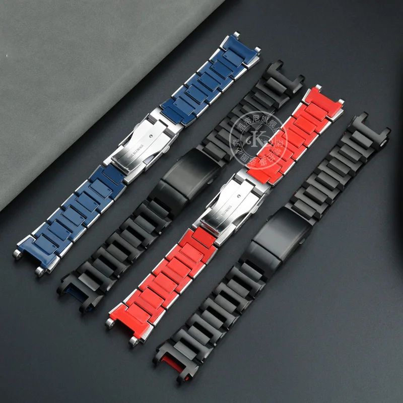 For MTG Series Heart of Steel Casio G-SHOCK MTG-B1000 G1000 MTG-B2000 316L Fine Steel Watch Chain B1000 Strap With Tool Bracelet