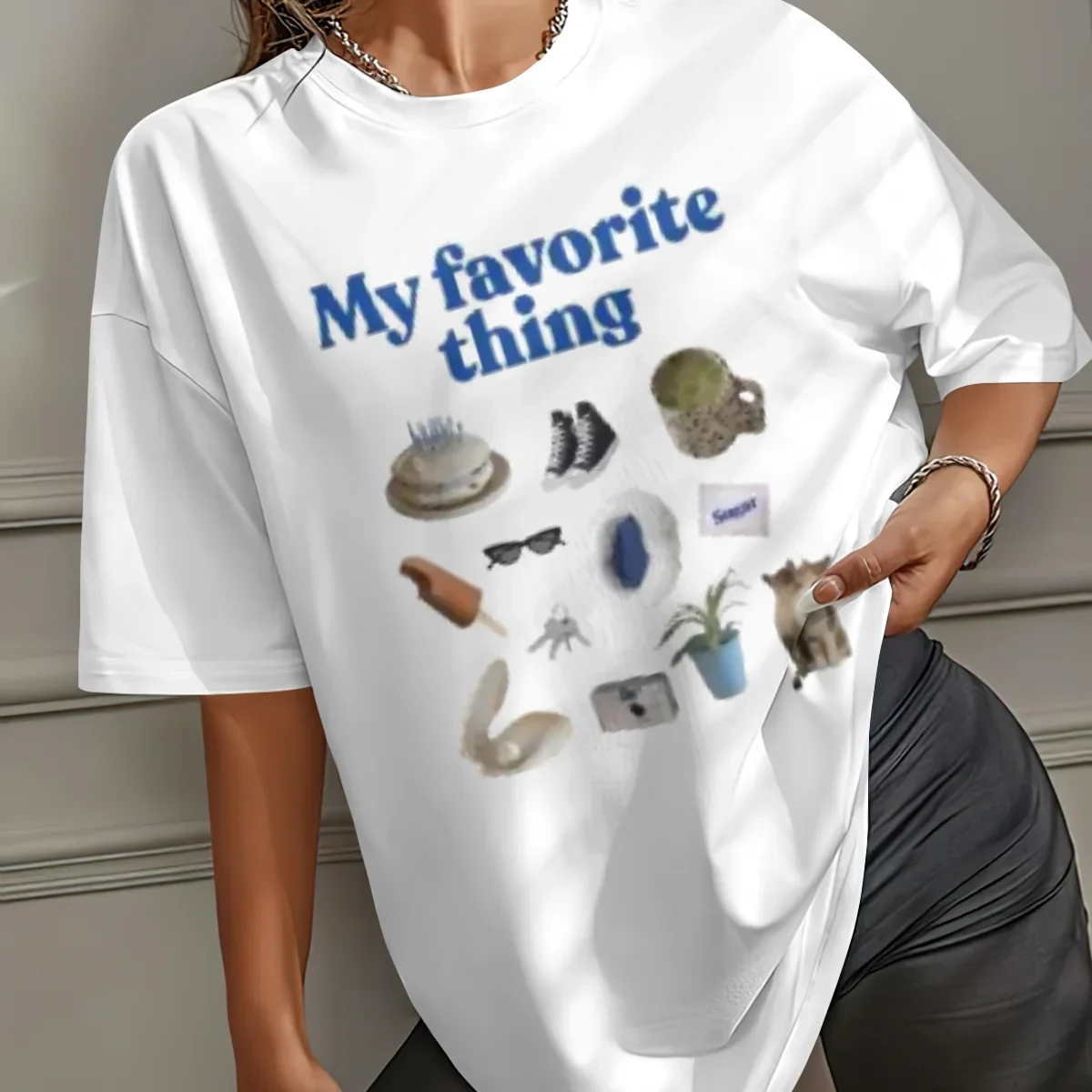 Men's Custom Graphic Tees  100% Cotton T Shirt  Personalized Round Neck Blouse Tops  DIY Printing Service