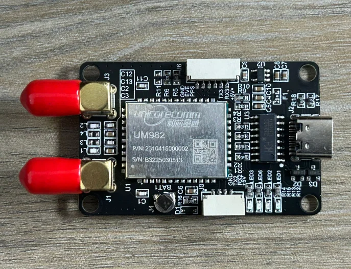 Módulo de posicionamiento de nivel centímetro diferencial UM982 RTK, módulo de navegación GPS, receptor de nueva fuente, placa GNSS de piezas,