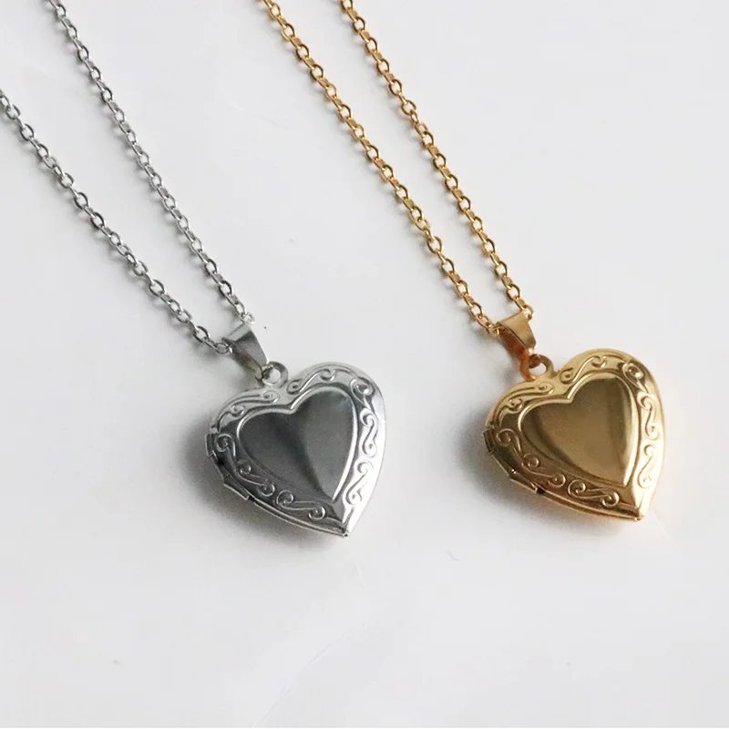 10pc/lot csiszoló DIY foto Alvázkeret Rozsdamentes Acél 20mm heartlocket Medál Nyakdísz ékszer Gyártás Család memories Estély Adomány