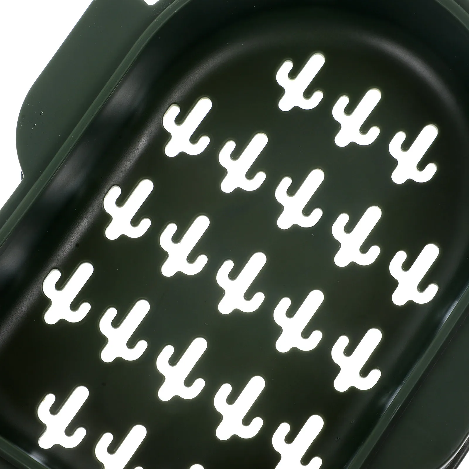 

3pcs Cactus Shaped Drainage Soap Box Portable Plastic Soap Storage Racks For Travel Outdoor Bathroom Organizers