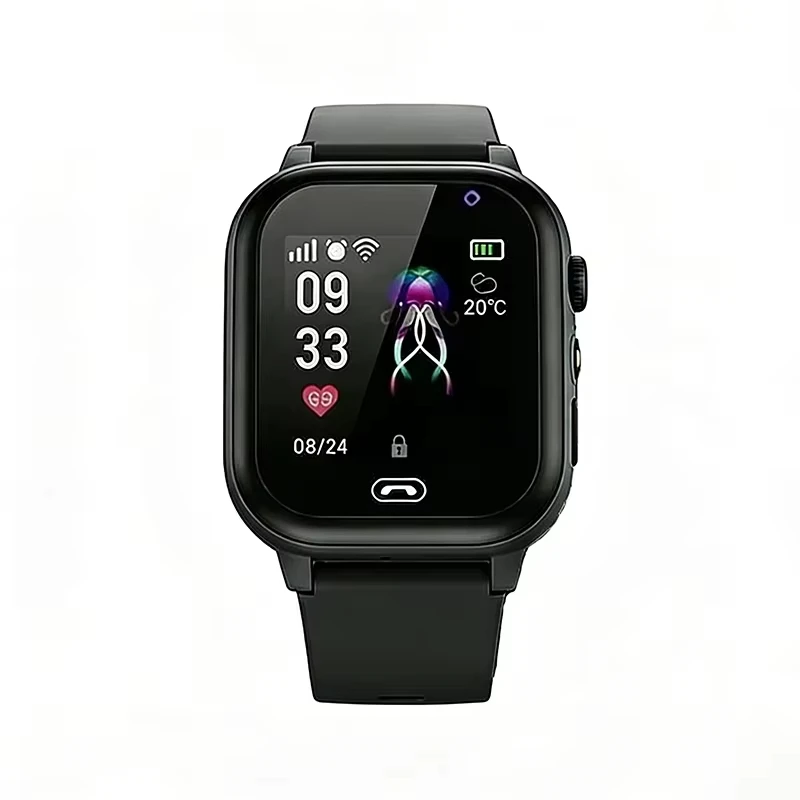 Kinderen Smart Horloge SOS Telefoon Horloge Met 4G Sim-kaart Ip67 Waterdichte Afstandsbediening Foto Voor Kinderen Voor Android IOS kinderen Gift 2025