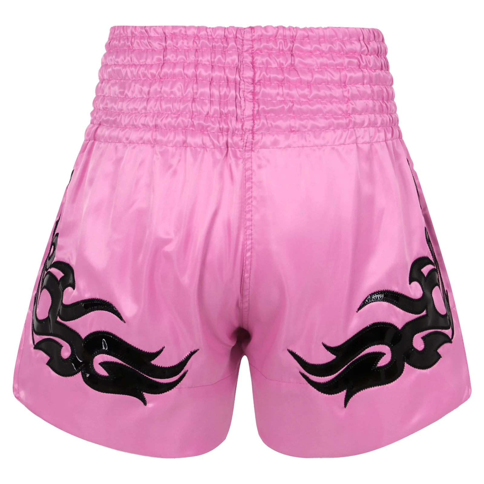 Unisex Muay Thai Boxing Shorts, High Grade MMA Fighting, bordado elástico na cintura, shorts esportivos para homens e mulheres