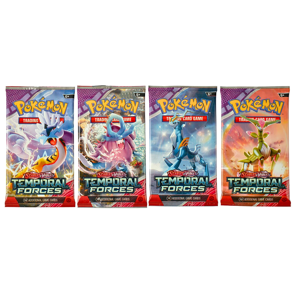 360 pièces anglais Pokémon TCG: boîte des forces temporaires Violet écarlate carte commerciale Pokemon boîte de 36 paquets
