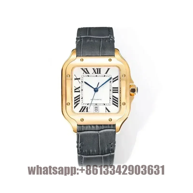 Super Quality Genuine Leather 42mm Series Multi-function Men's Watch Fully Automatic Mechanical Luxury Exquisite Classic Watch