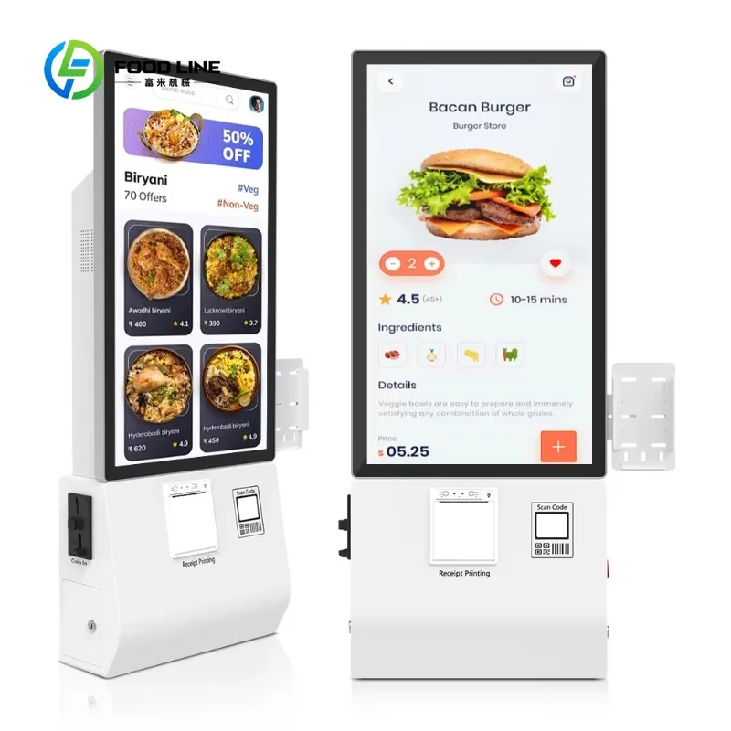 

Customized 32 Inch Supermarket Cash Register - Smart Automatic Coin/Cash & Mobile Payment System