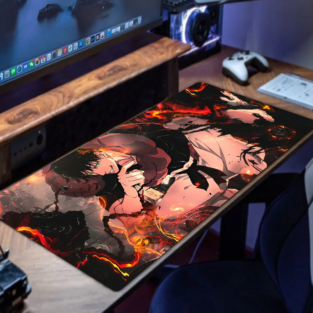 anime Toji Fushiguro  Mousepad Mouse Mat Desk Mat With Pad Gaming Accessories Prime Gaming XXL Keyboard Pad
