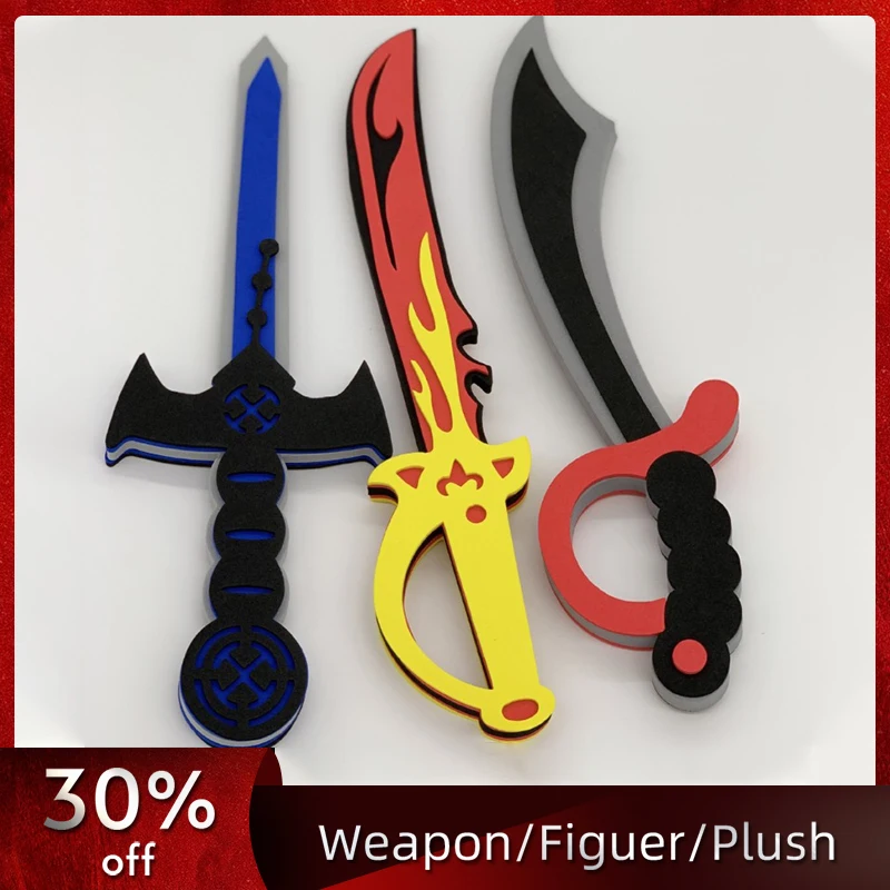 45cm/17.72인치 플라스틱 코스프레 칼 연습용 검 모델 소품 게임 카타나 주변기기 수집품 창의력 파티 용품 장난감
