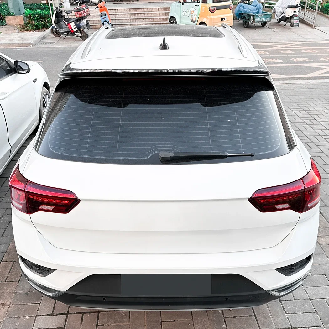 Car Tail Wings Fixed Wind Spoiler for Volkswagen VW T-ROC 2017 2018 2019-2025 Rear Trunk Wing Spoiler Tail Fin Auto Accessories
