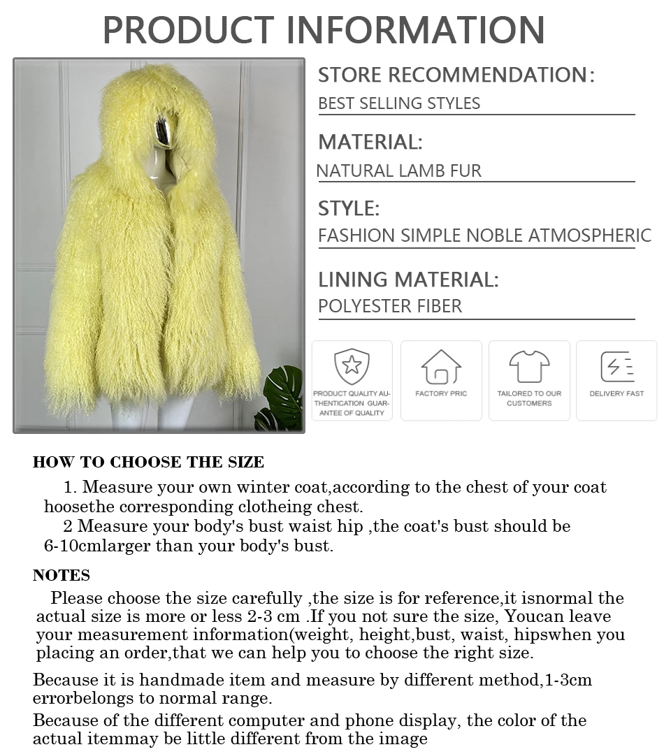 モンゴル羊の毛皮のコートフード付き毛皮のコート冬暖かいシープスキンジャケット女性の高級服天然シープスキンコート