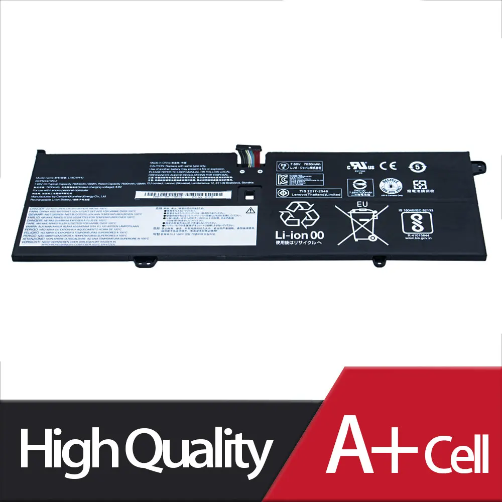 Neue L18C4PH0 Laptop batterie Für Lenovo Yoga C940 14IIL 81Q9 2ICP5 44 129-2 7,68 V 60WH 7820mAh