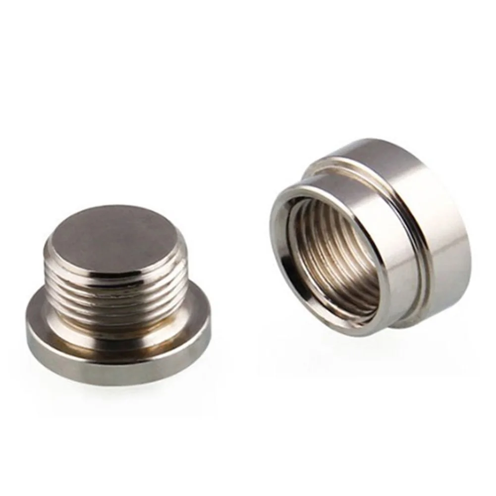 O2 Oxygen Bung Nut Cap Stepped Adapter Nut Wideband Kit Plug Extender Joints Converter Extender Tools Parts