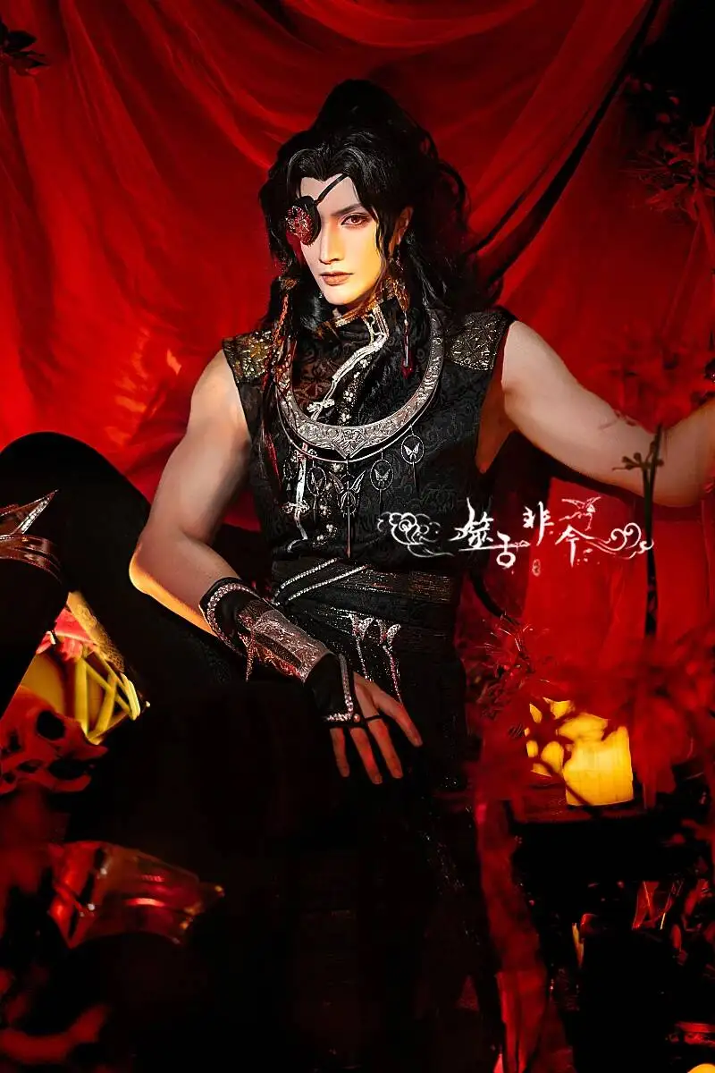 コスチューム-コスプレ-華-tgcf-成-鬼王服-衛兵の祝福-ハロウィン衣装-アニメ-天官賜福-漢服