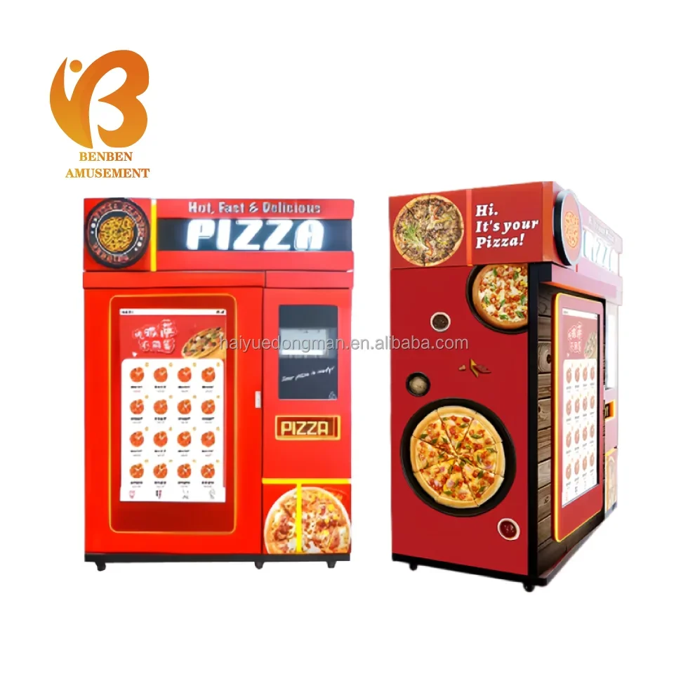 YG Aangepaste 2025 Beste Commerciële Intelligente Zelfbedienings Pizza Automaat 24 Uur Automatisch Met Touchscreen Functie