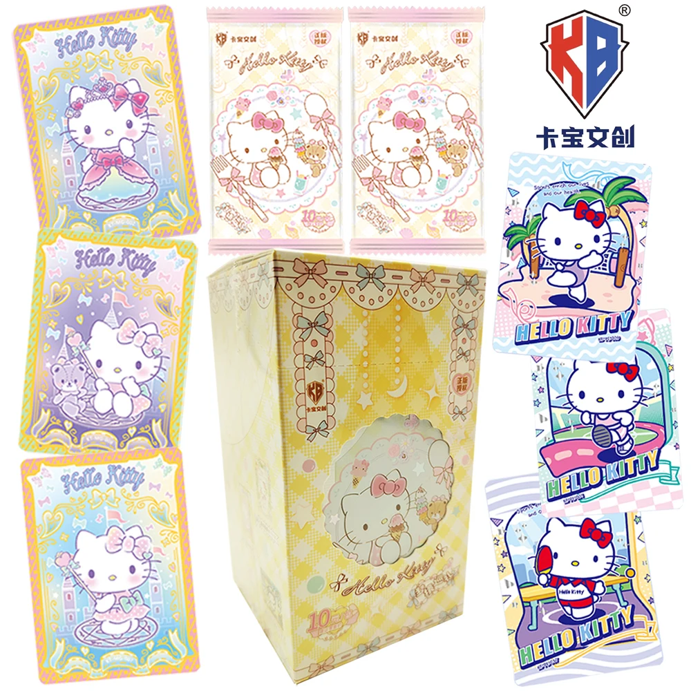 

New KABAO Genuine Hello Kitty Collection Card Fans' Favorite Celebrity Family Cute Healing Character Card Fun Family Gift Toys