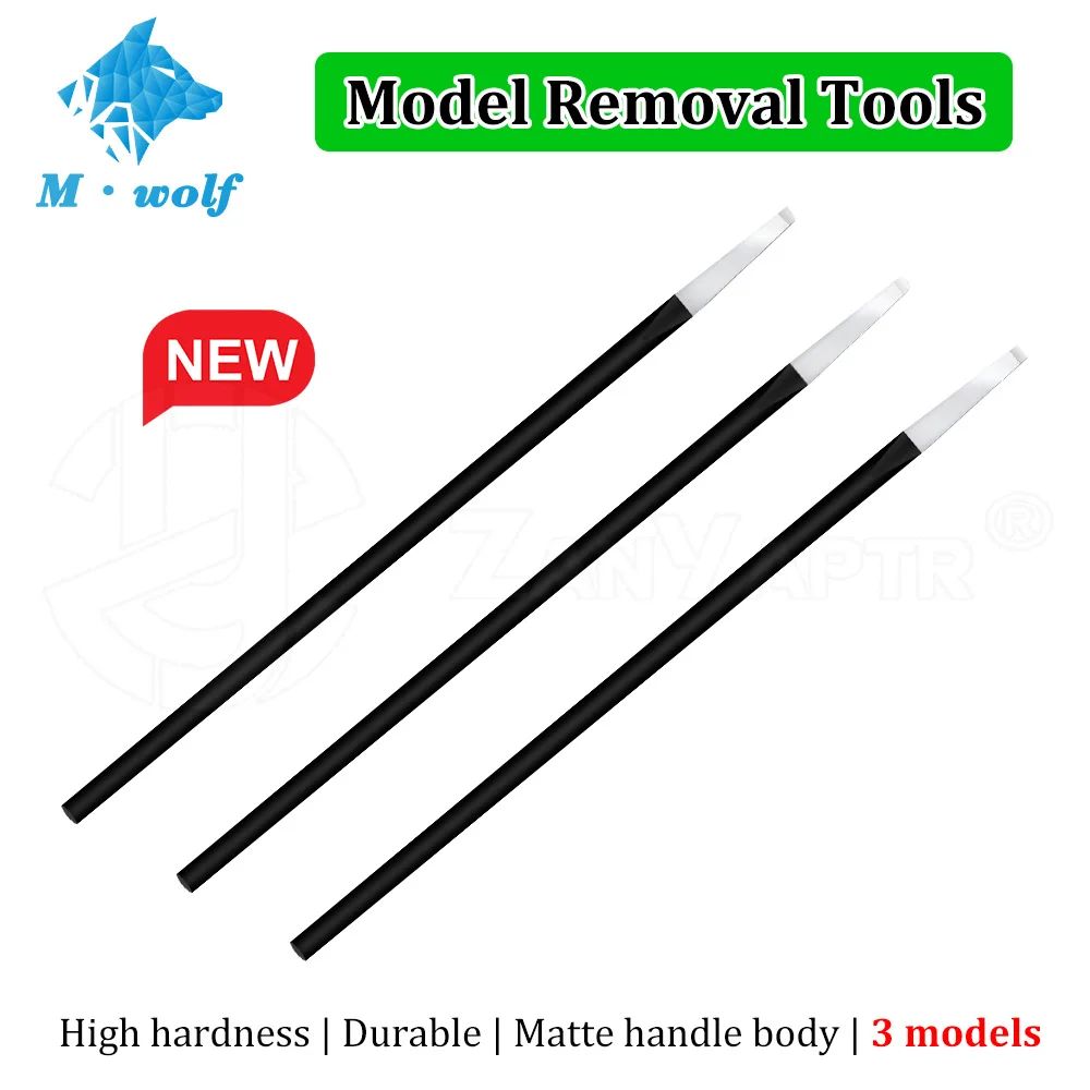 Multi‑function 3D Print Post‑Processing Tool 3‑Pcs Set Support Removal Scraper Knife Clean‑Up Tools for 3D Printed Models
