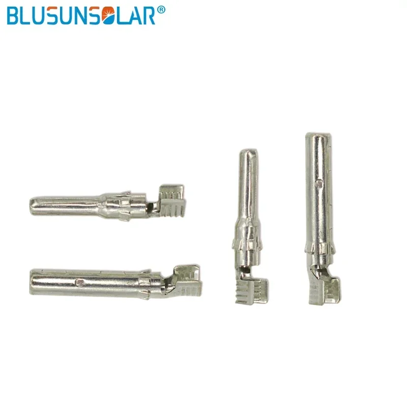 10/50/100 Pairs Solar PV Connector Pin for 1000V 1500V Connector Male and Female Hollow Terminal Pin for 2.5mm~6.0mm Cable