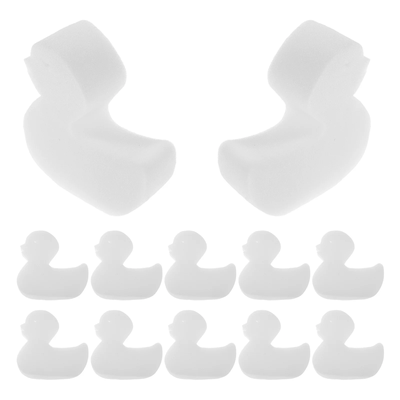 

12Pcs Filter Sponge for Pool Oil Absorption Duck Shaped Floating Cleaner - Spa Sponges Hot Tub Water Filter Catcher Reusable