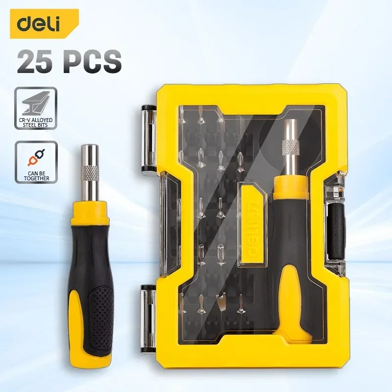 Deli 21 in 1 Precision Screwdriver Set Magnetic Screw Driver Electronics Repair Tool Kit for iPhone,Watch,Macbook,Xbox,PC