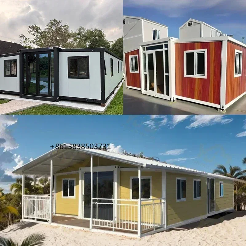 Wholesale Mobile Trailer Prefab Tiny House Expandable Container House Portable Holiday Home Customized Folding Garden Rooms