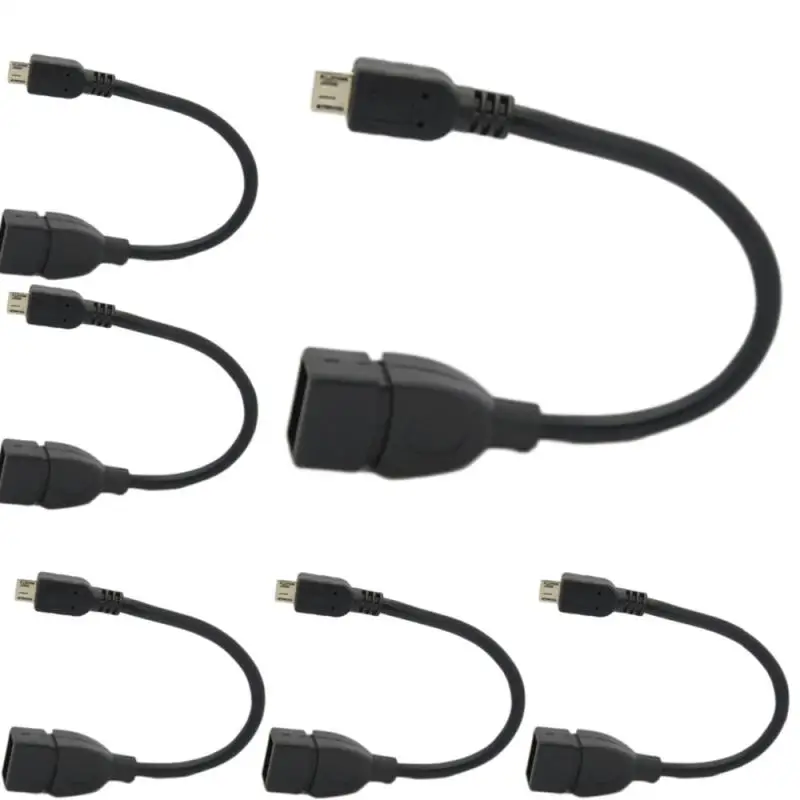 1 ~ 10PCS Micro USB Stecker Auf USB 2,0 Buchse OTG Datenkabel Konverter Host Adapter Kabel