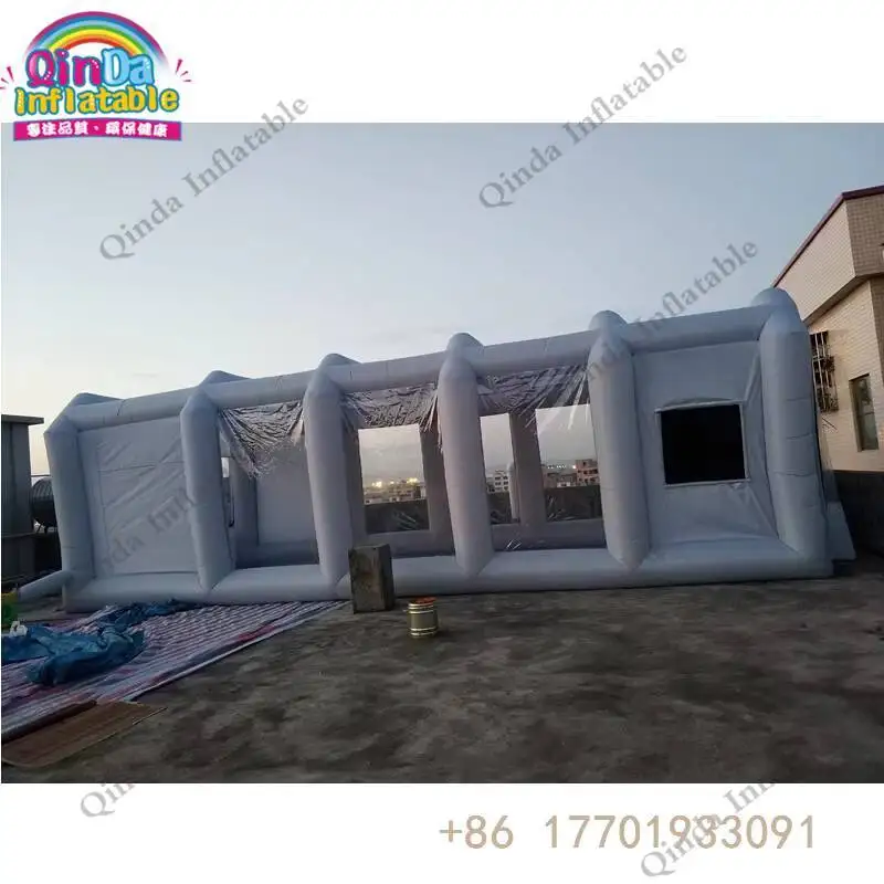 الصين المورد في الهواء الطلق المحمولة نفخ المرآب سيارة نفخ رذاذ الطلاء كشك خيمة للبيع