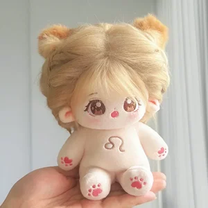 Kawaii أفخم عارية زودياك معبود دمية لطيف دمية قطنية جميلة زودياك دمى الأطفال أفخم لعبة صديقة مجموعة هدية للفتيات 20 سم أعلى 8 مبيعات دمية امرأة عارية - No4