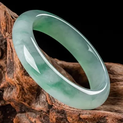 

Natural Myanmar Jade 54mm-62mm bracelet exquisite princess bracelet to send girlfriend to send mother Hetian jade