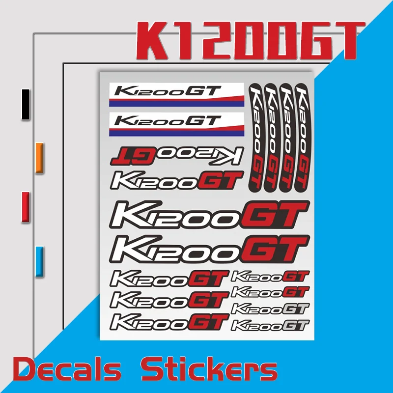 

k1200gt k1200r k1200s New Fuel Tanks Waterproof Decals Body Reflective Stickers Motorcycle Accessories For K1200GT K1200R K1200S