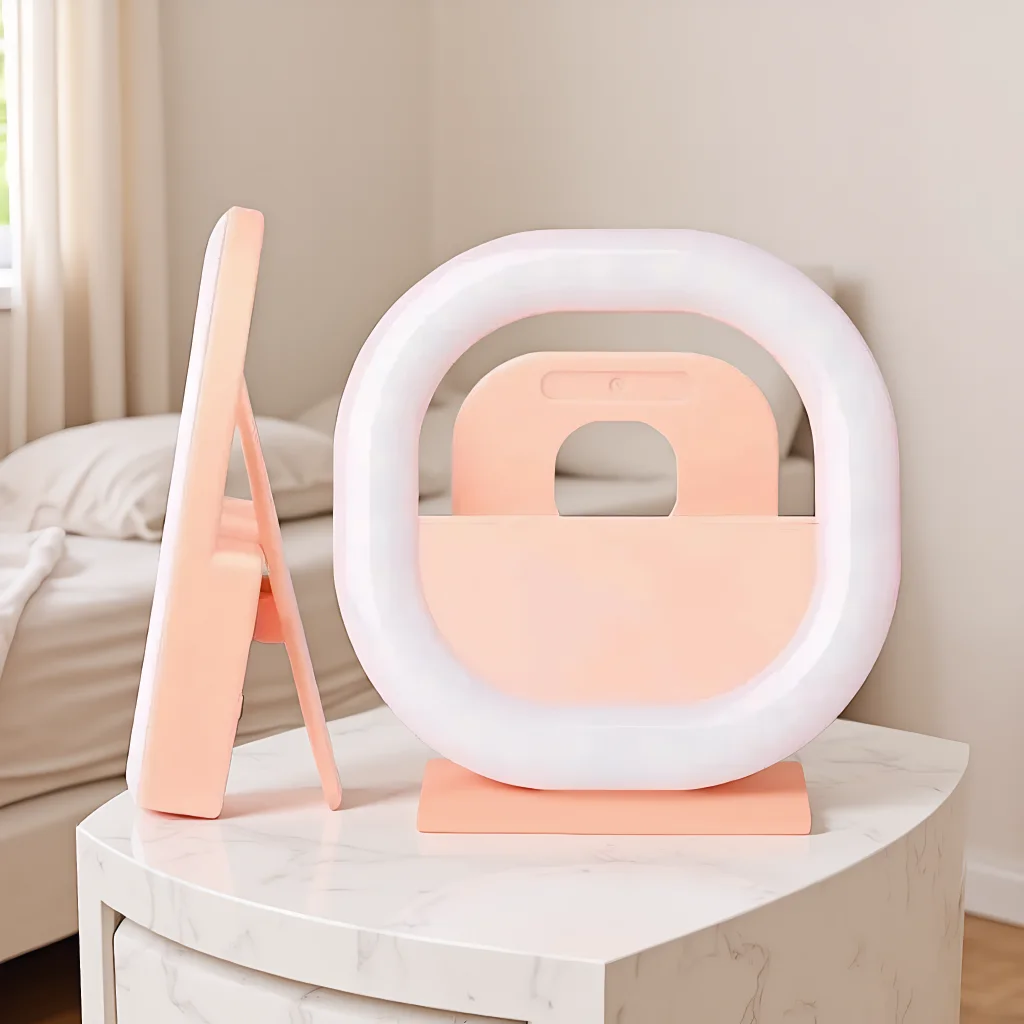 

Заполняющий светильник для мобильного телефона Светодиодный кольцевой светильник Лампа для селфи Регулируемая яркость Зажим на ноутбуке Сотовый телефон USB Перезаряжаемый круглый светильник