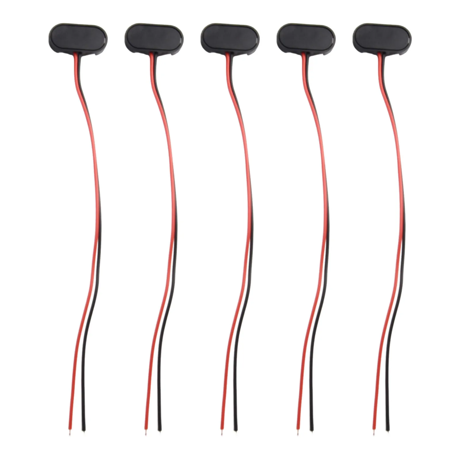 20 Pack T Shaped Hard Shell Battery Clip Connectors for 9V for Protection Batteries and High Quality 20 Pack T