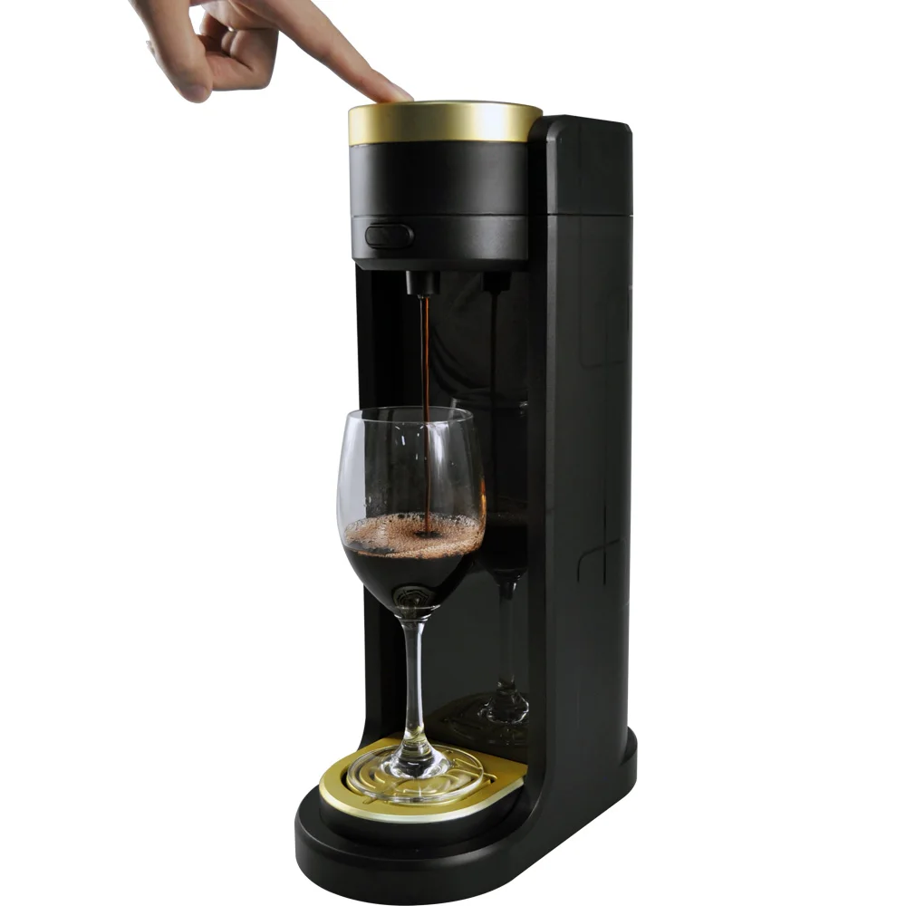 

Fashionable wine decanter wine aerator with cooler cup