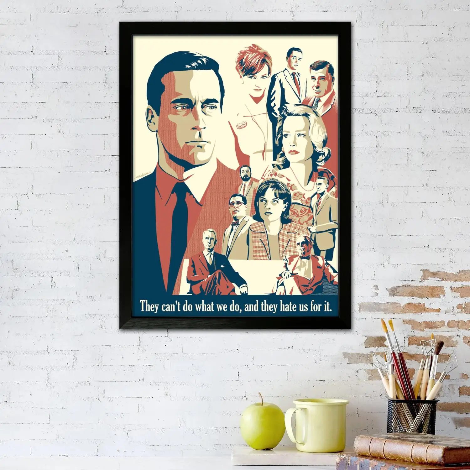 mad men TV show Canvas Art Poster, Wall Art Picture Print, Modern Family Bedroom Decor Posters,Decorative painting