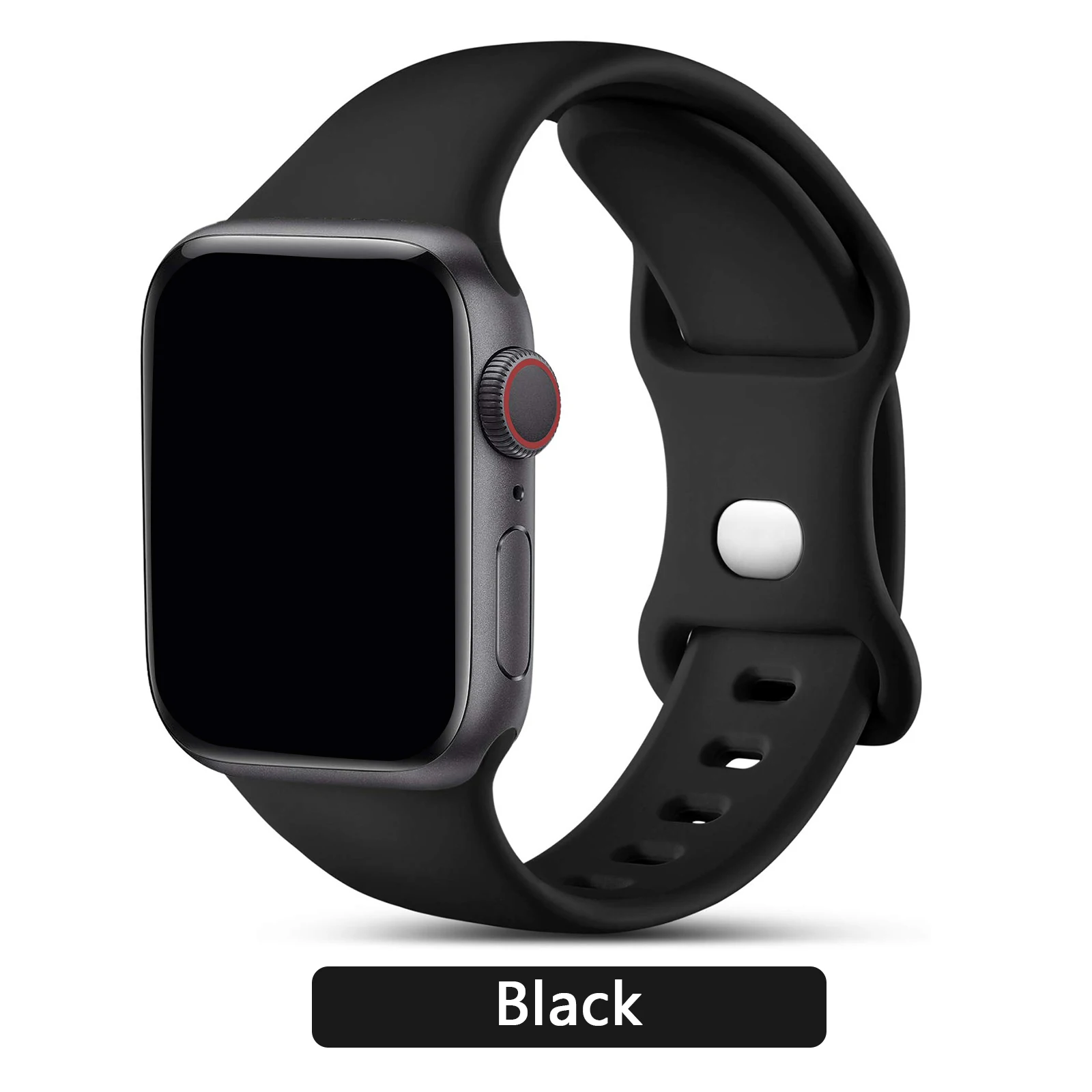 

Sport Band for Apple Watch 38-49mm, Soft Silicone Strap for iWatch Series 10-1/Ultra/SE, Men/Women