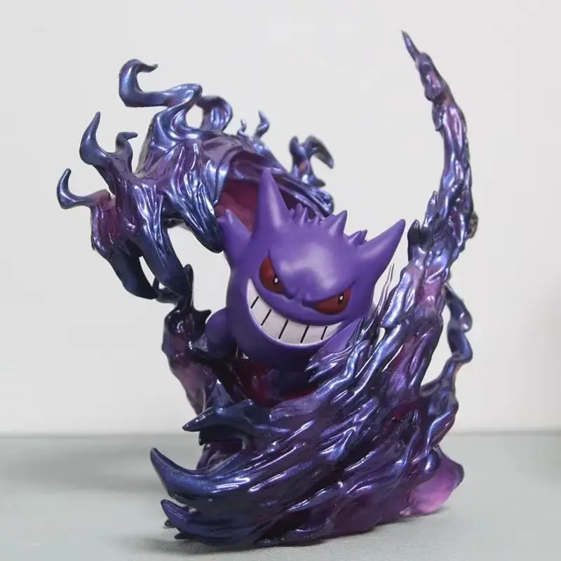 2024 In Stock 18cm Anime Pokemon Gengar Ghost Claw Action Figure Game Statue Pvc Collectible Model children Toys christmas Gifts