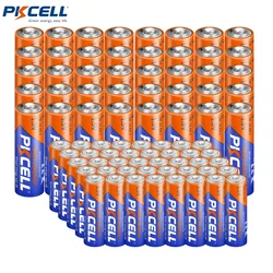 96 Pack 1.5V Alkaline Battery AA and AAA Batteries Combo Pack 48 Double A LR03 and 48 Triple A LR6 Battery