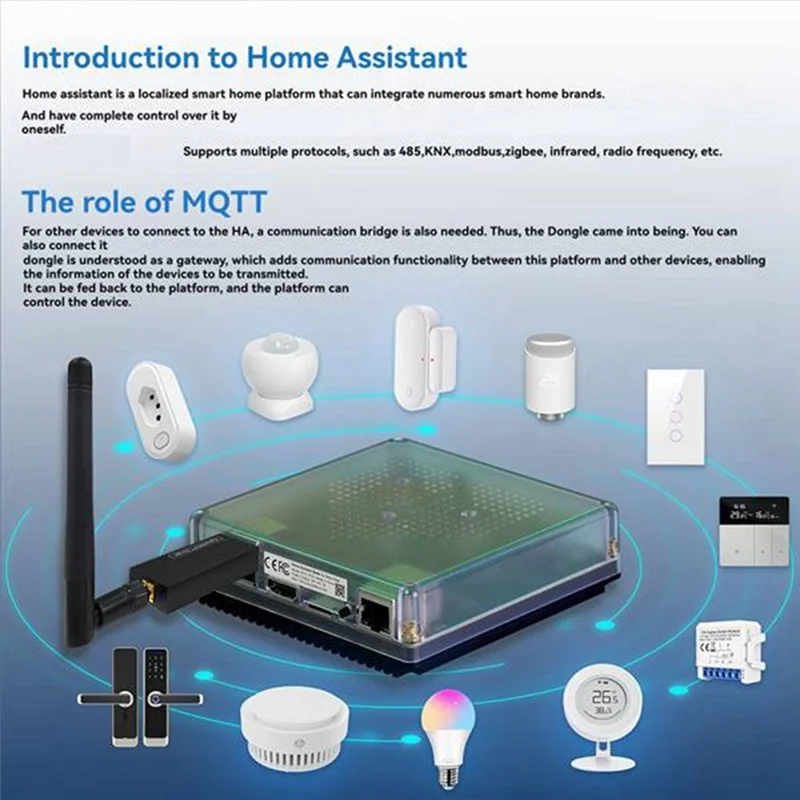 ABJI-For Raspbian Macos Zigbee 3.0 USB Dongle-P Wireless Gateway Hub 3PCS Universal Supports Home Assistant Zigbee2mqtt