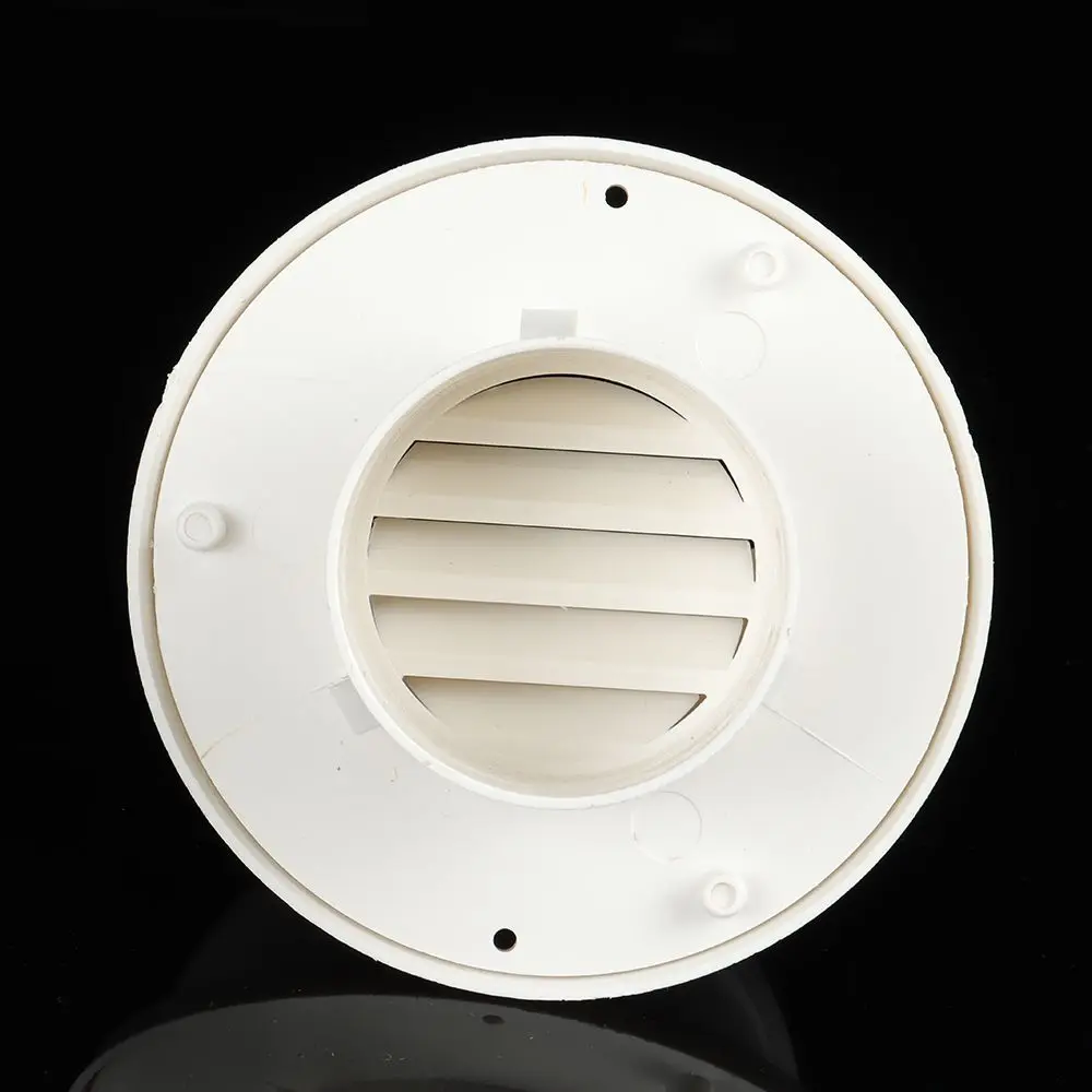 Round Air Circulation Prevent Pest Ducting Ventilation Grilles Vents Waterproof Cap Vent Outlet Cover Exterior Wall Air Vent