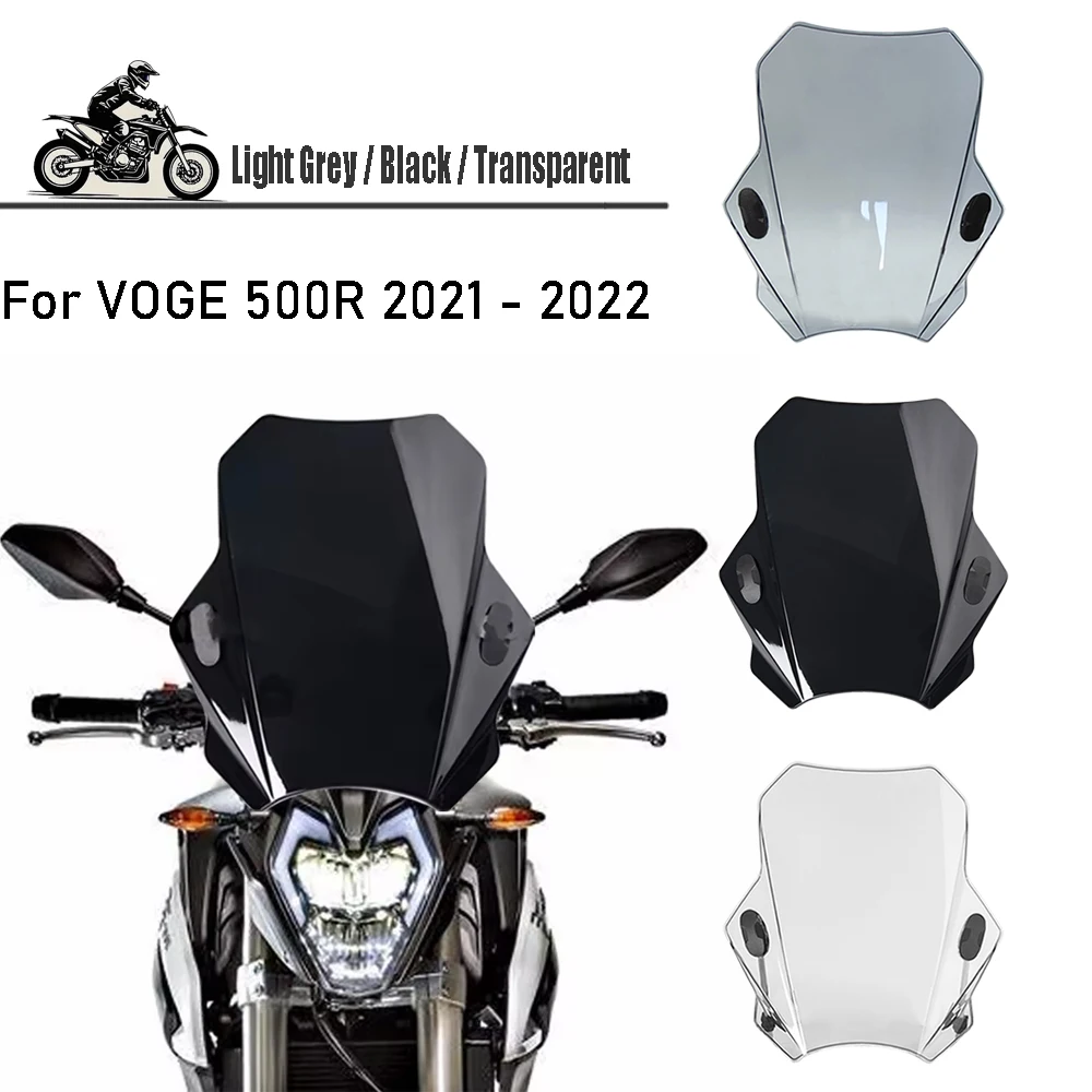

Переднее лобовое стекло мотоцикла для VOGE 500R VOGE500R 2021-2022, дефлектор ветрового стекла