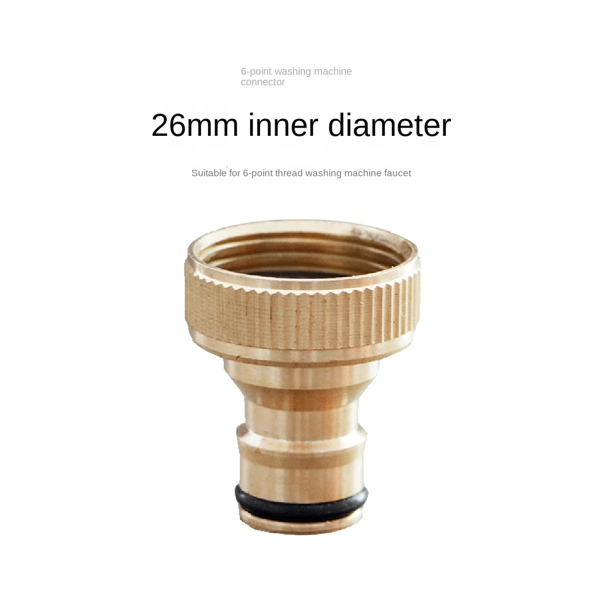 4-Way Brass Garden Hose Splitter Garden Tap Watering Connector Distributor for Outdoor Faucet