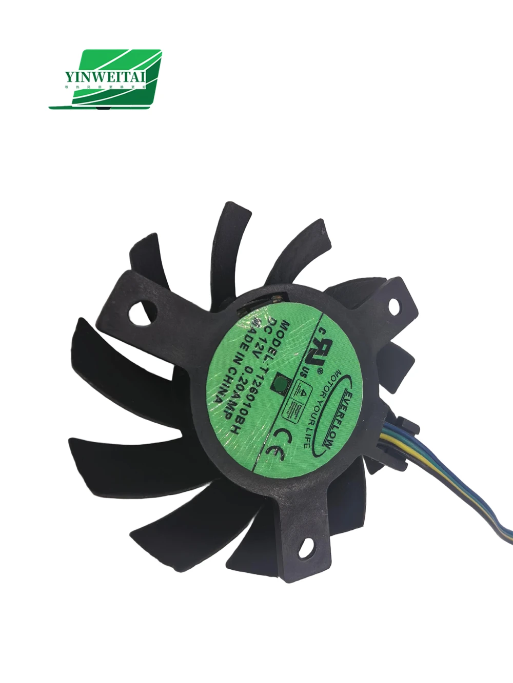 For Shadowmagic X4 Coral Light quiet fan T126010BH diameter 55mm hole distance 40mm