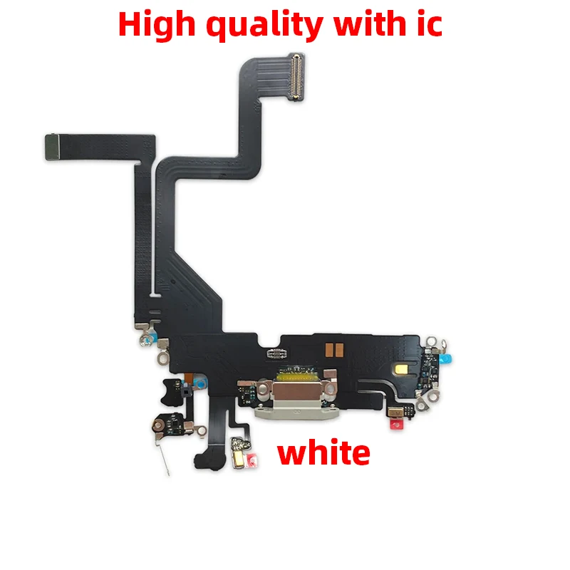 New 1:1 with IC For iphone 14 pro 14pro Charging Port Flex Microphone Mini USB Charger Dock Connector Repair Replacement