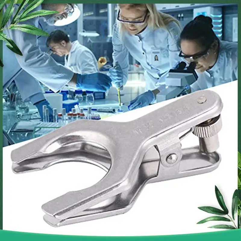 

(NEW) 6PCS Lab Clamp, Stainless Steel Pinch Clamp Beaker Holder Flask Clamp Metal Lab Clamp Spherical Joint Clamp