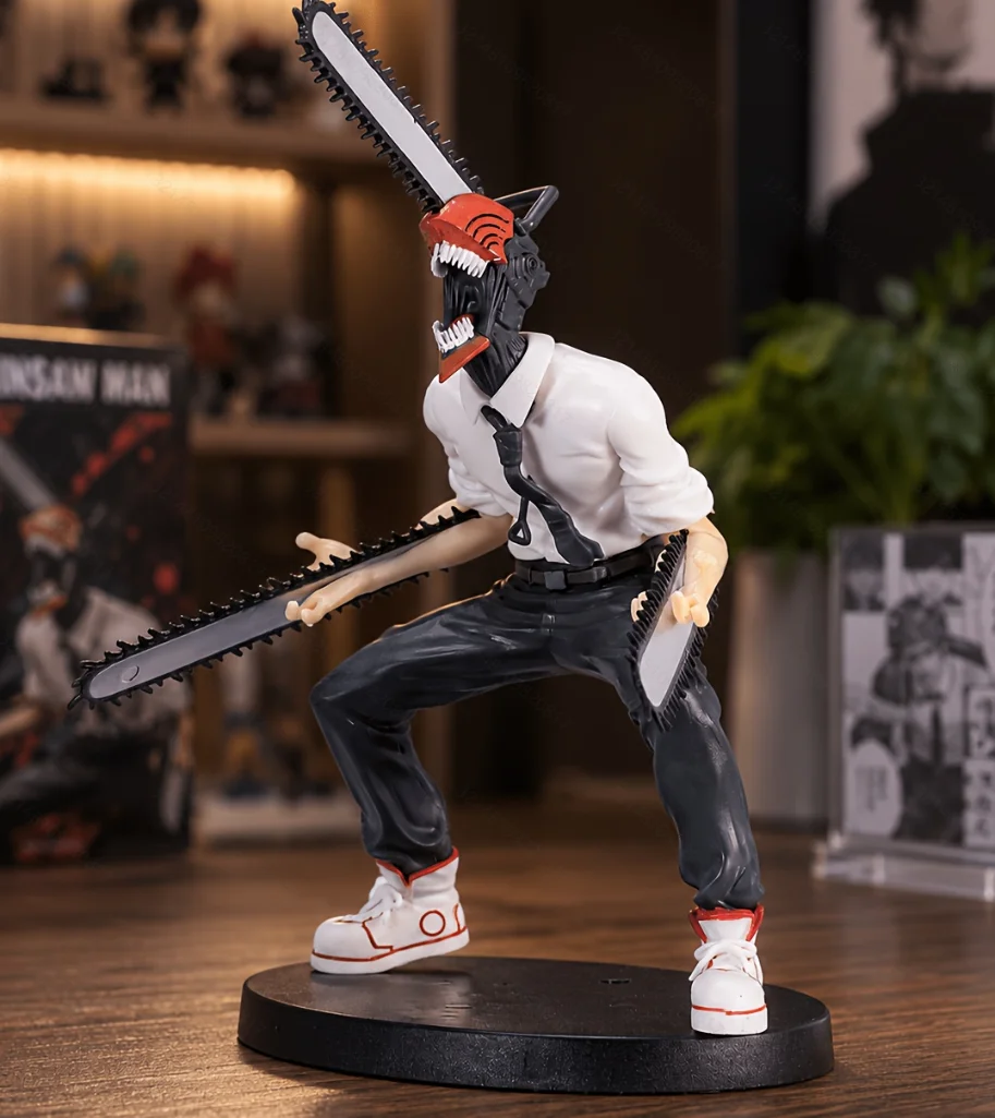 Denji, Chainsaw Man, Anime-Figur, Anime-Merchandise, Anime-Geschenk für Freunde zum Geburtstag, Heißblütige Anime-Charakterstatue