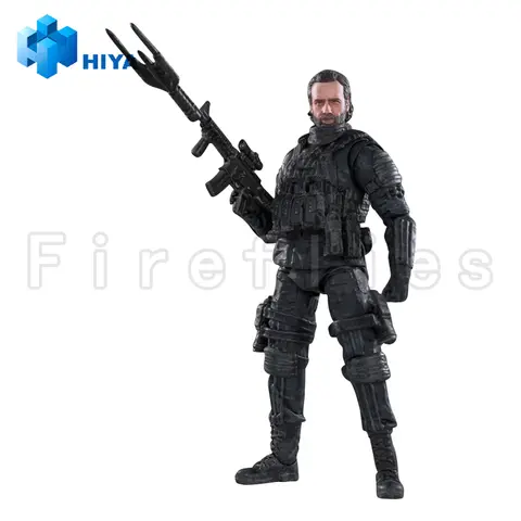 [Pre-pedido] figura de acción HIYA 1/18, Mini serie exquisita The Walking Dead, los más vividos, juguete de Anime Rick