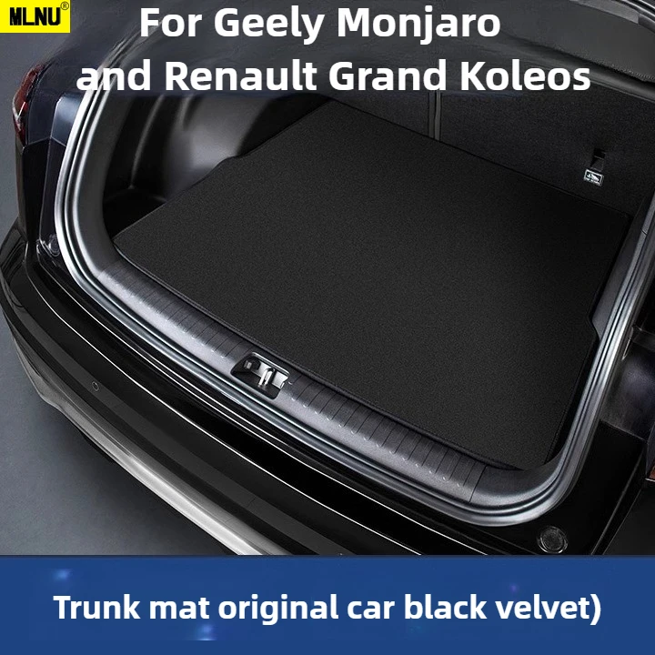 

Trunk Mat For Geely Monjaro and Renault Grand Koleos Accessories 2025/2024 Premium Suede Fabric Velcro Fixing 2021-2023