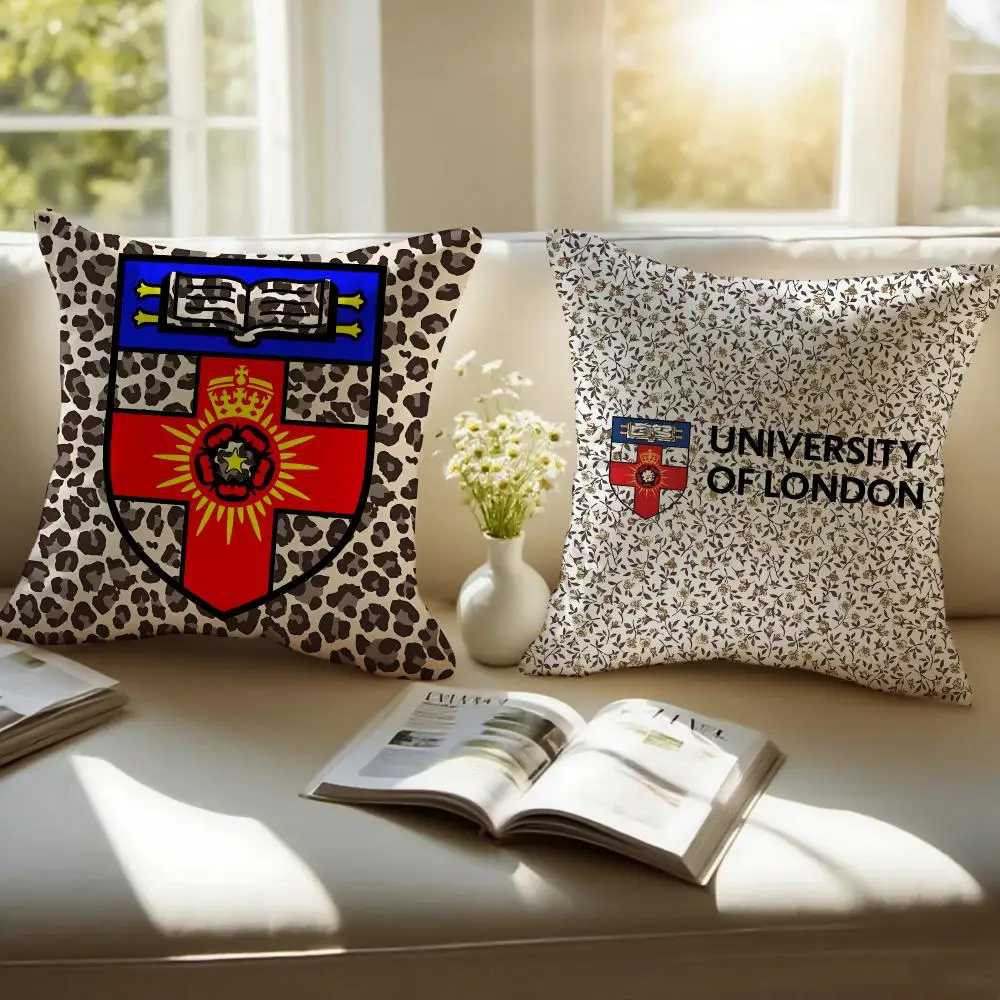 University Of London Cushion Cover Sofa Cushion Cover Personalized Gift Living Room Home Decor Pillow