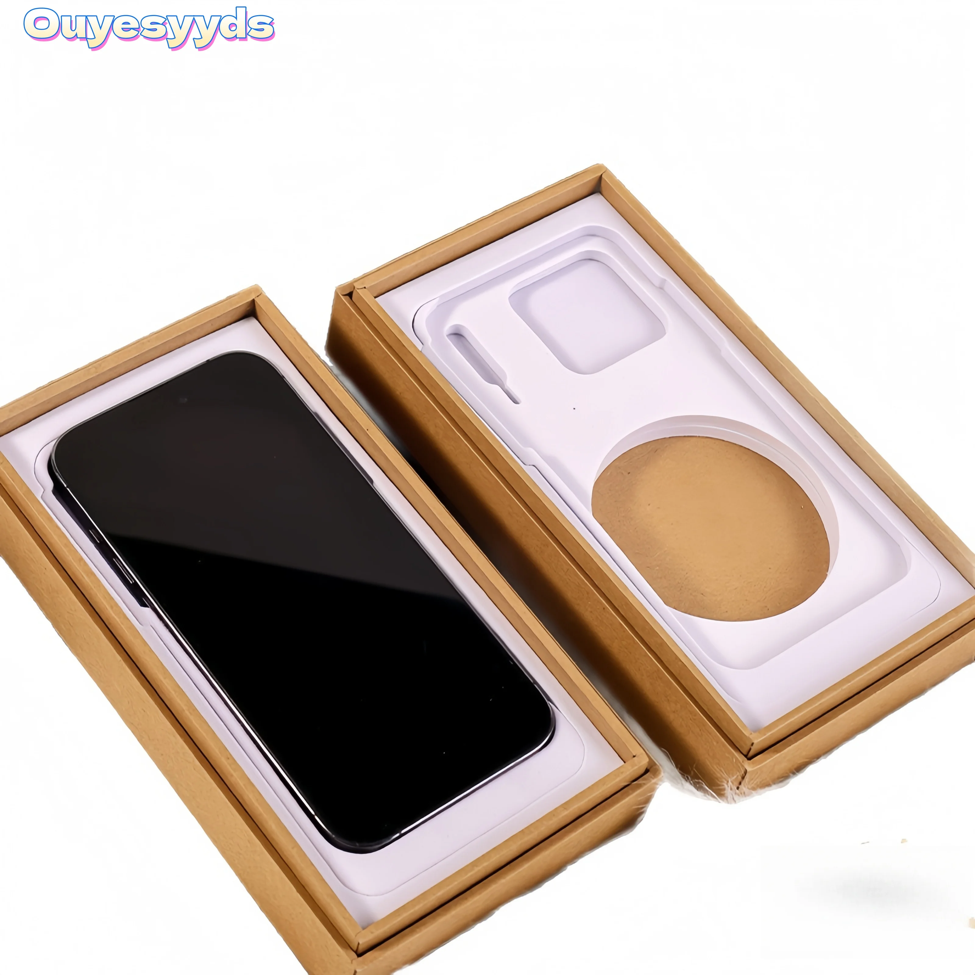 Phone Cases Eco Friendly - 10 Stück Kraftpapier-Handyverpackungsboxen Neutrales Umweltfreundliches Set