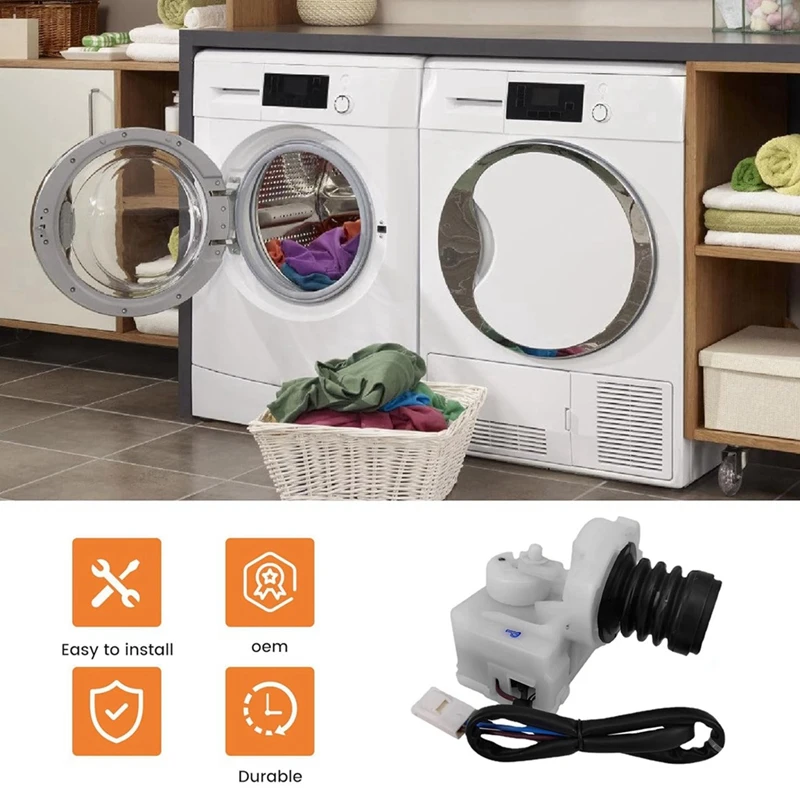 สําหรับ Sanyo เครื่องซักผ้า XQG55-L832W/62-L703C ท่อระบายน้ําวาล์วรถแทรกเตอร์ Xpq-8 เครื่องซักผ้าอุปกรณ์เสริม